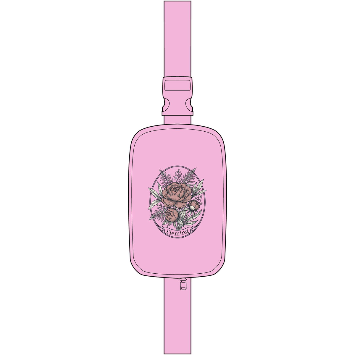 Embroidered Floral Compass Sling Bag — Explorer Rose Crossbody